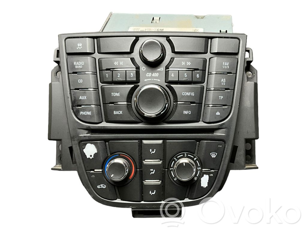 Opel Astra J Climate control unit 