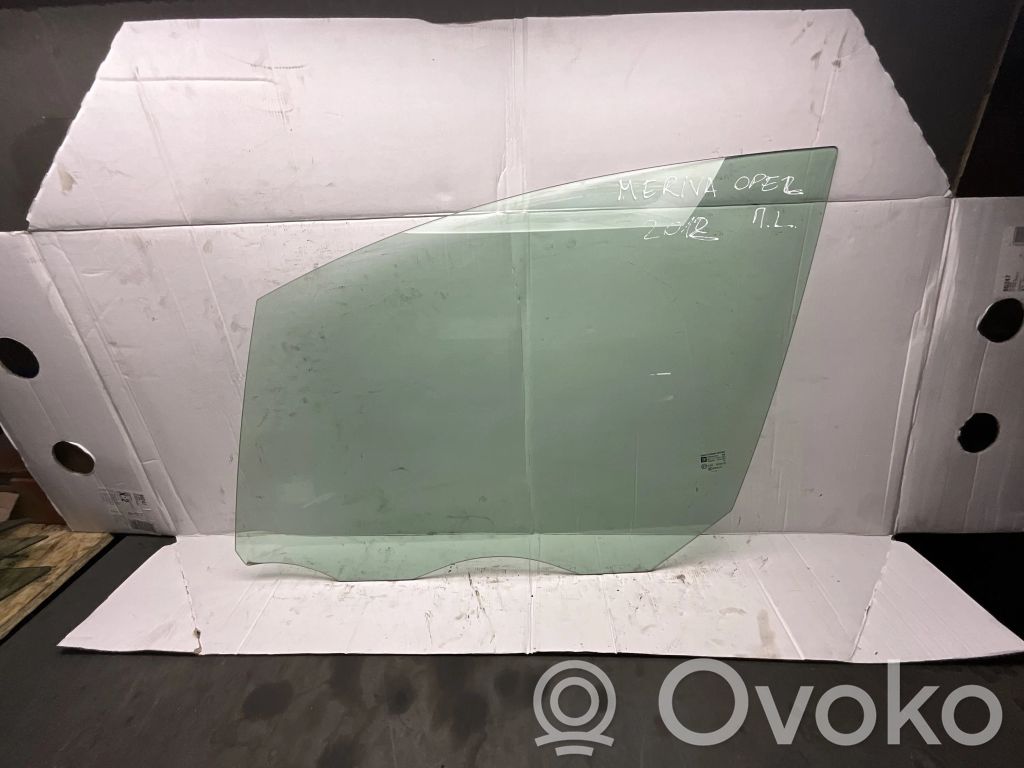 Opel Meriva B Front door window glass four-door 