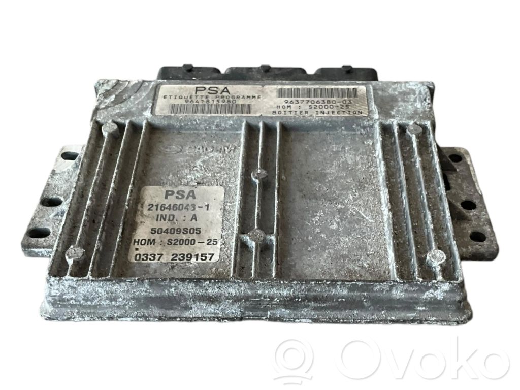 Peugeot 206 Engine control unit/module ECU 