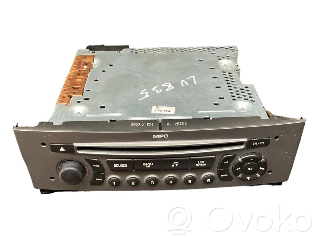 Peugeot 308 Unitate principală radio/CD/DVD/GPS 