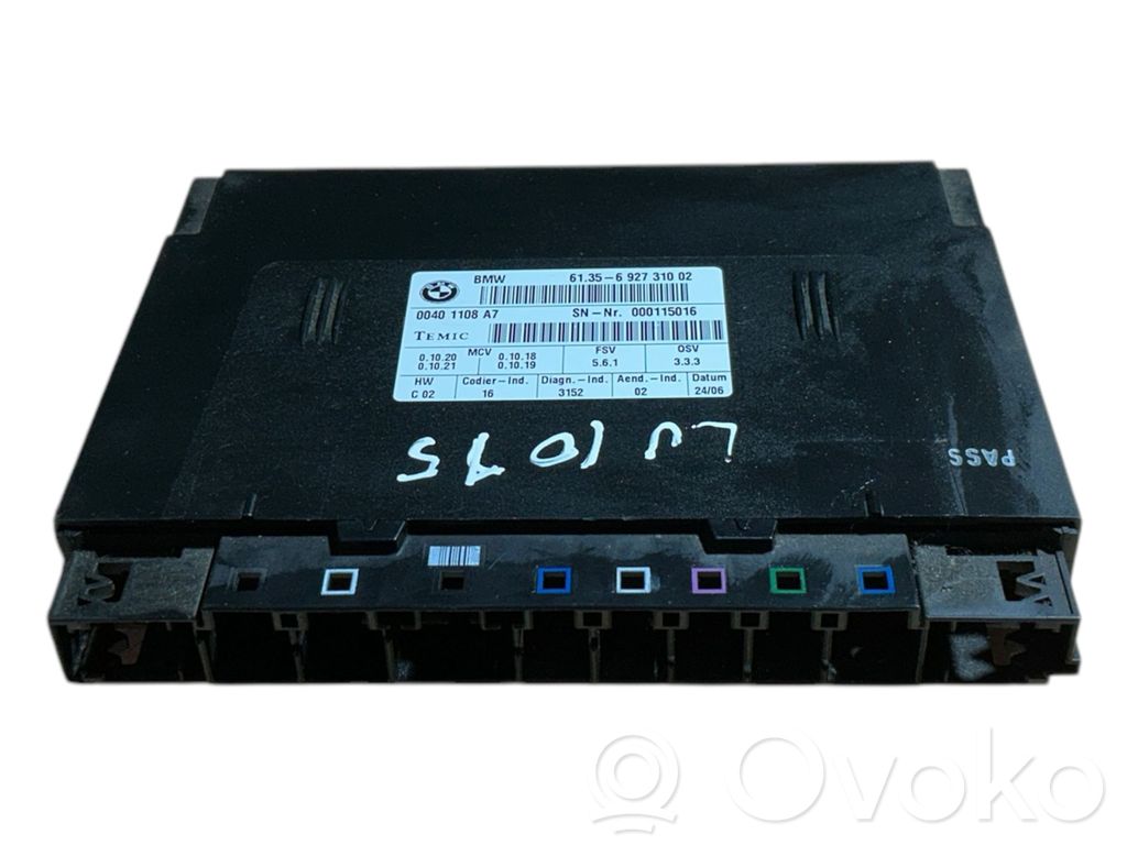 BMW 5 E60 E61 Unidad de control del asiento 