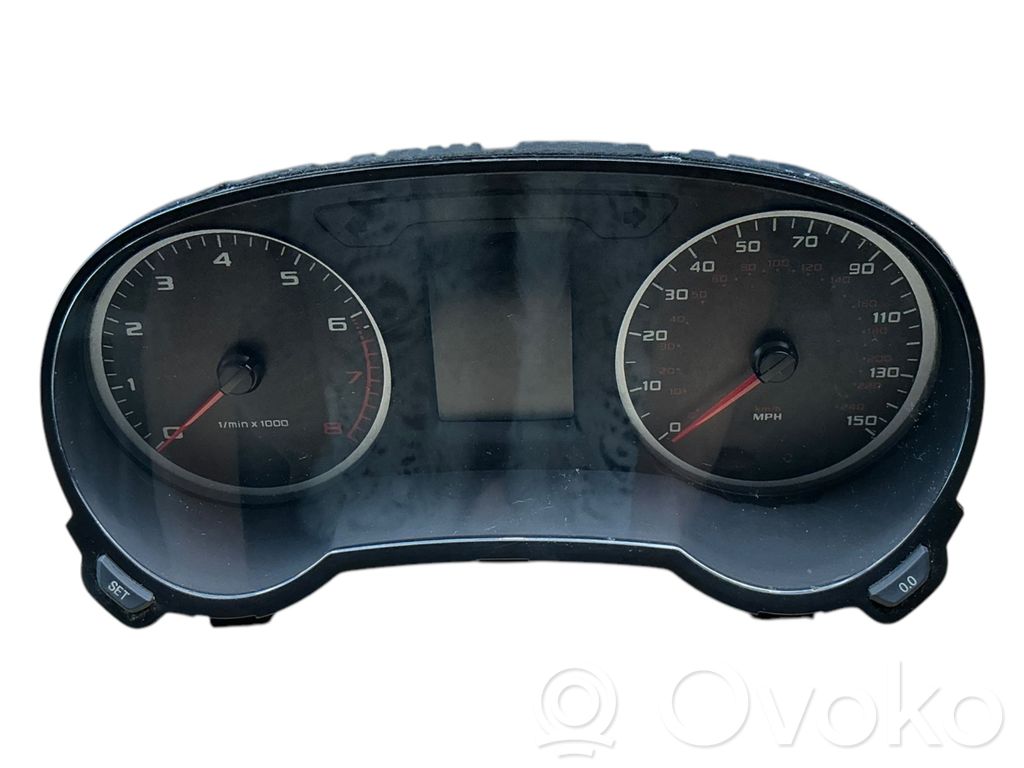 Audi A1 Geschwindigkeitsmesser Cockpit 