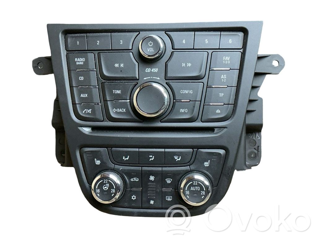 Opel Mokka Interior fan control switch 