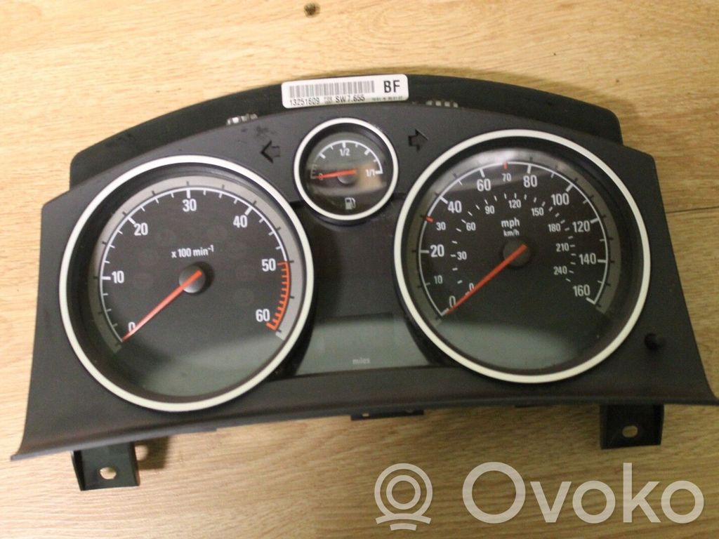 Opel Zafira B Vitezometru (grup de instrumente) 