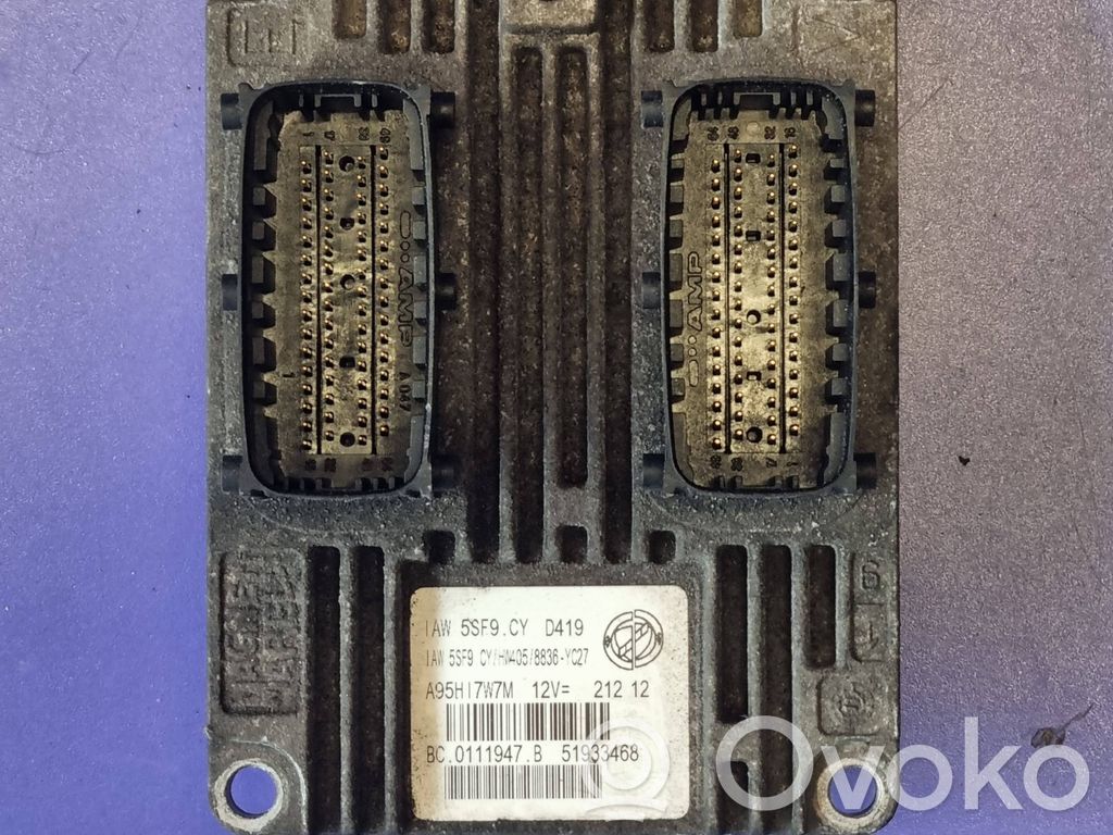 Lancia Ypsilon Engine control unit/module ECU 