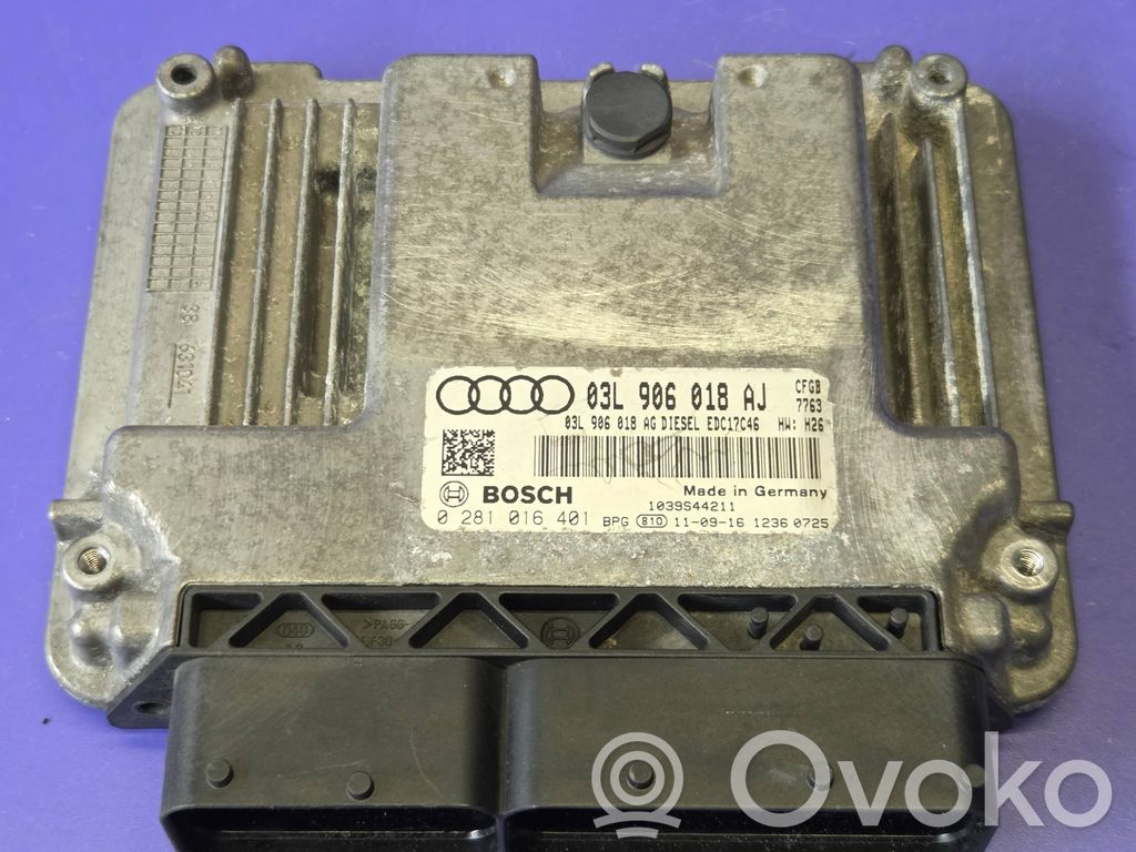 Skoda Superb B6 (3T) Engine control unit/module 