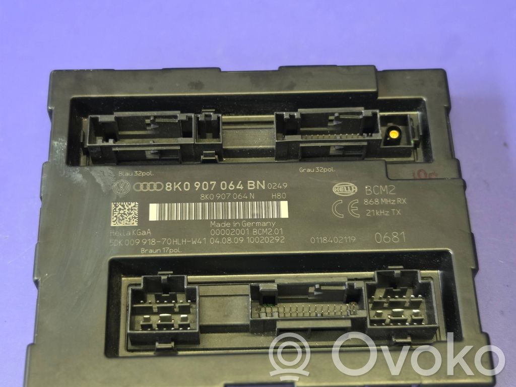 Audi A4 S4 B8 8K Unidad de control/módulo de carrocería central 
