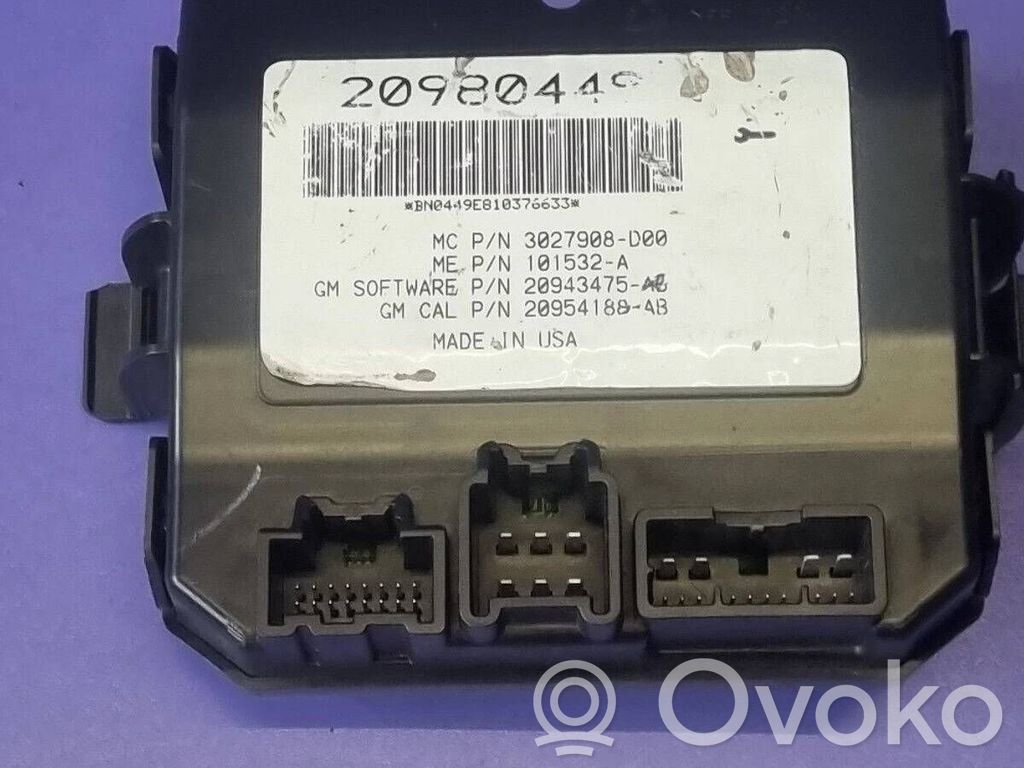 Autres unités de commande / modules   20980449