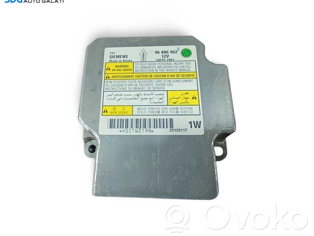 Chevrolet Aveo Unidad de control/módulo del Airbag 