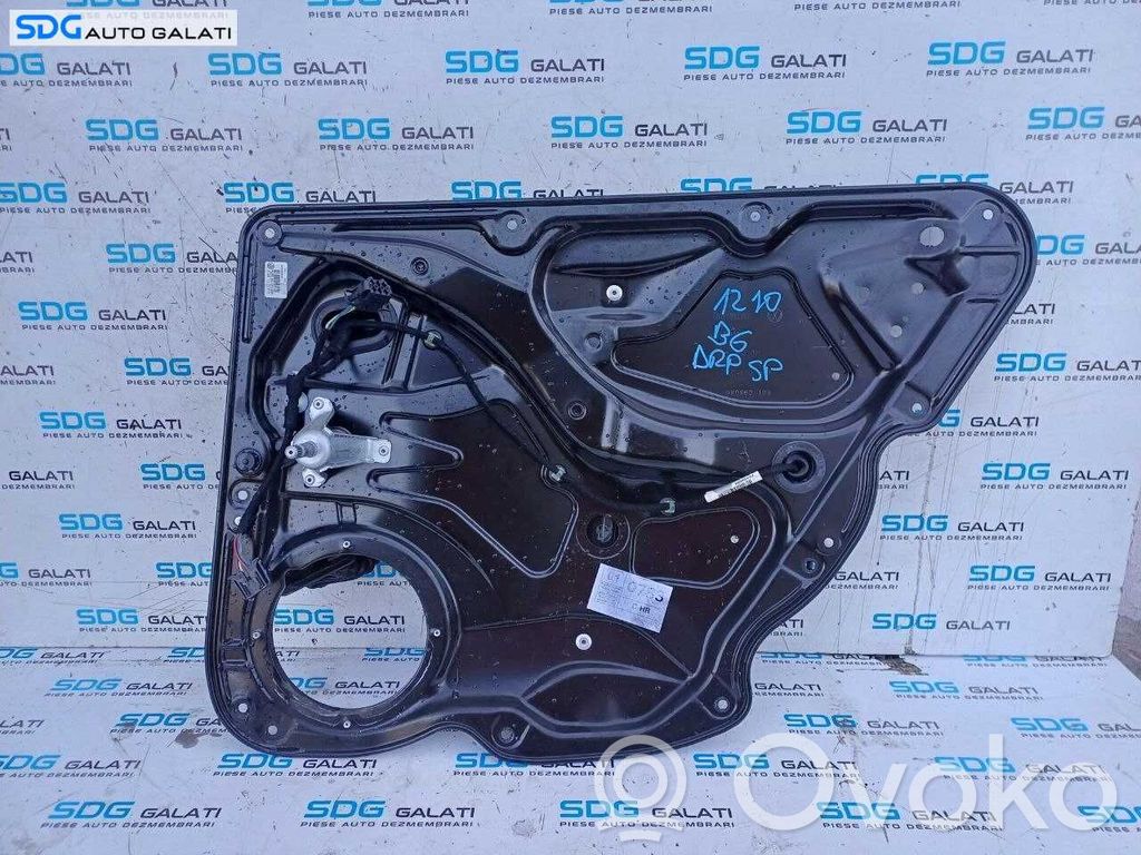 Volkswagen PASSAT B7 Regulador de puerta trasera con motor