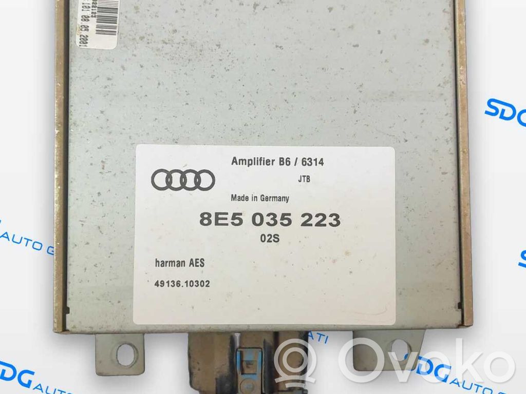 Audi A4 S4 B6 8E 8H Amplificador de sonido