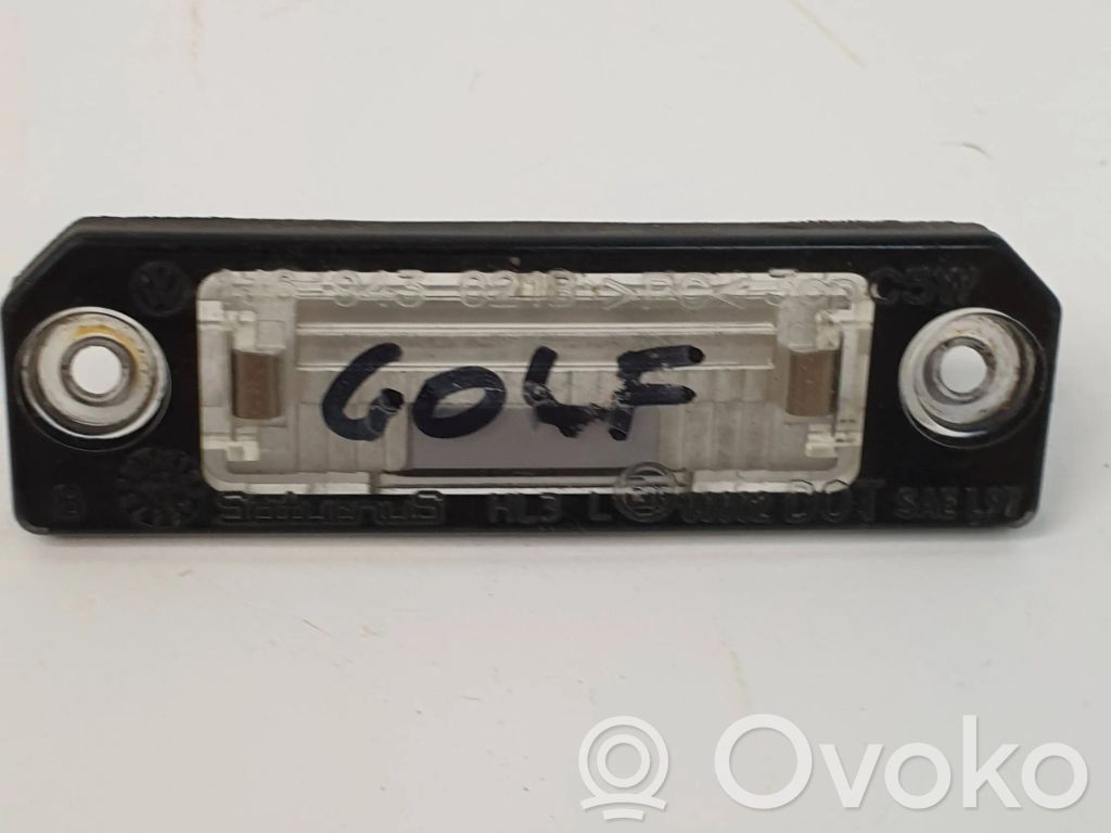 Volkswagen Golf V Lampa oświetlenia tylnej tablicy rejestracyjnej 