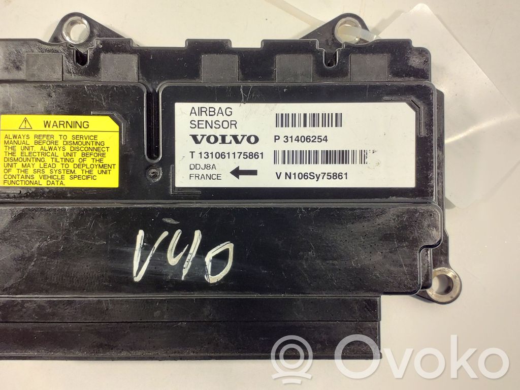 Volvo V40 Airbag control unit/module 