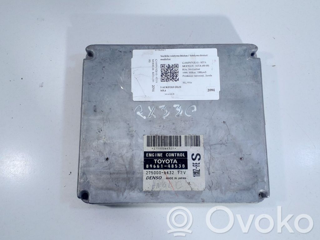 Lexus RX 330 - 350 - 400H Engine control unit/module 