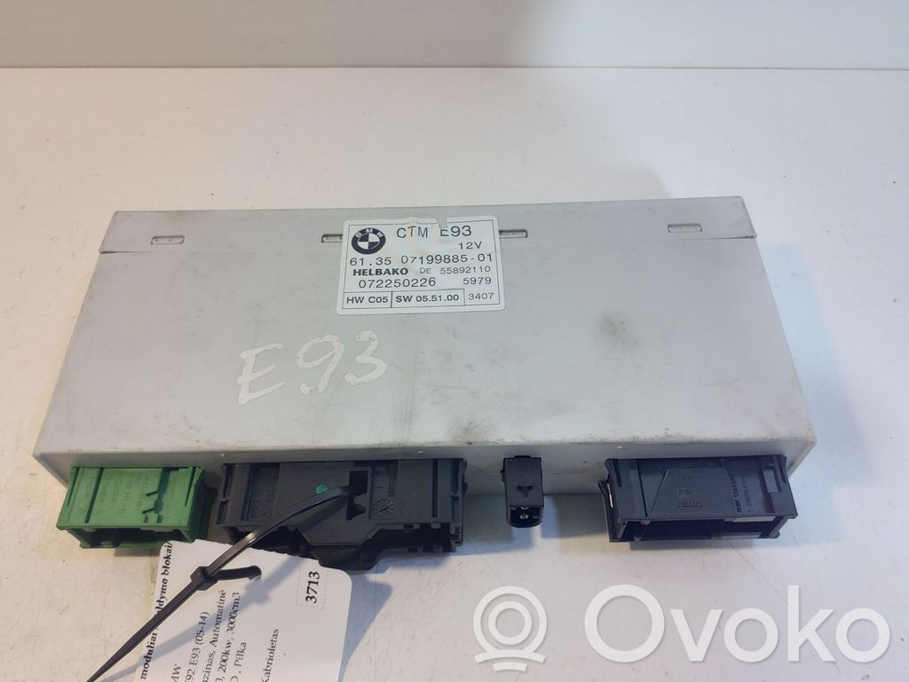 Unité de commande / module de toit ouvrant   613507199885,07199885