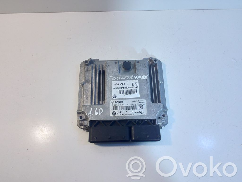 Mini Cooper Countryman R60 Engine control unit/module 