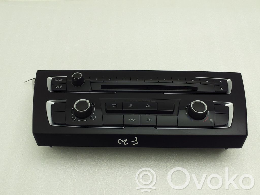 BMW 3 F30 F35 F31 Gaisa kondicioniera / klimata kontroles / salona apsildes vadības bloks (salonā) 