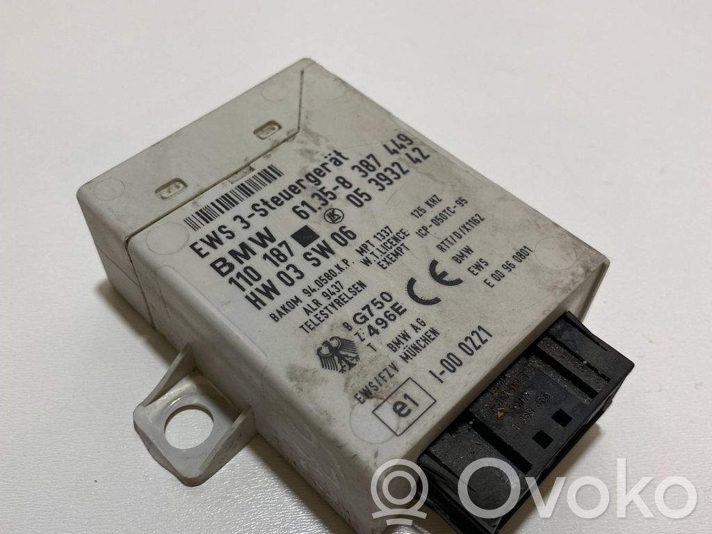 BMW 5 E39 Immobilizer control unit/module 