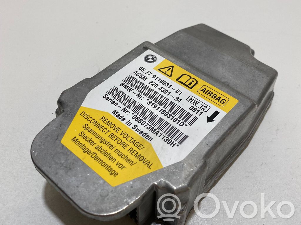 Airbag control unit/module   9118931