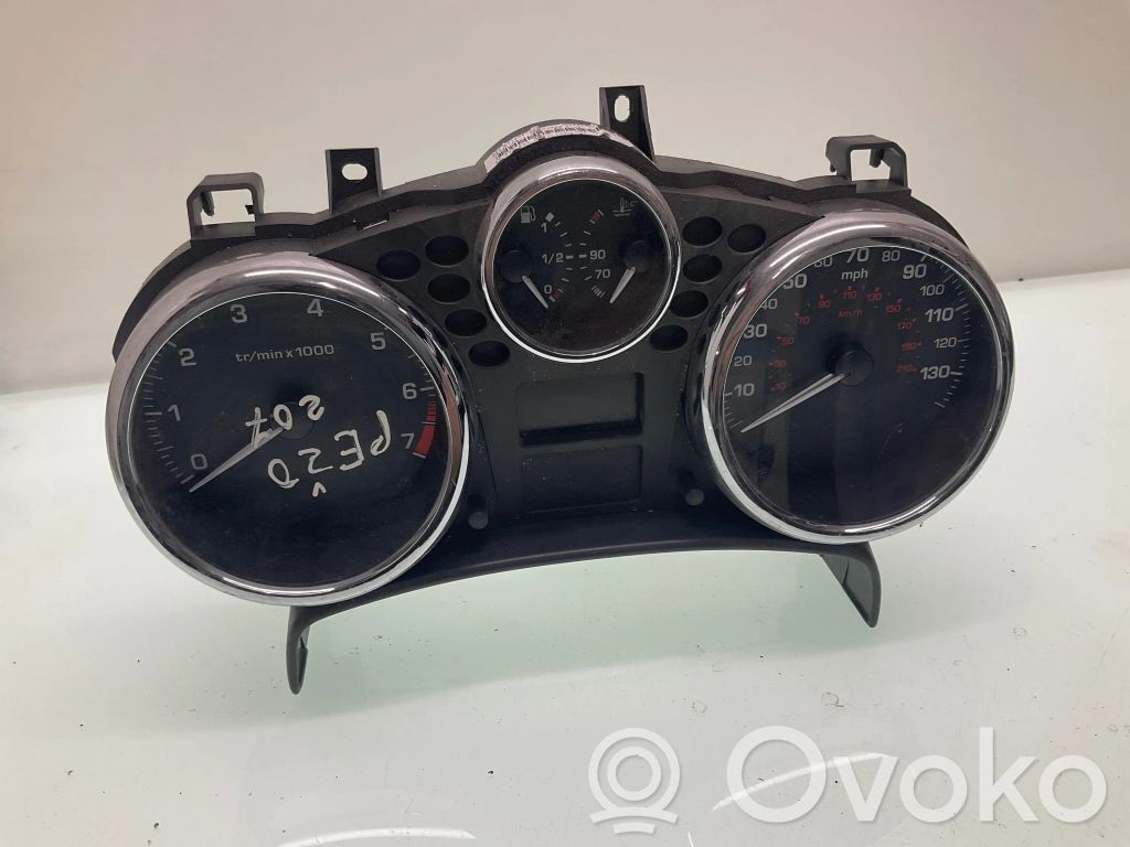 Peugeot 207 CC Speedometer (instrument cluster) 