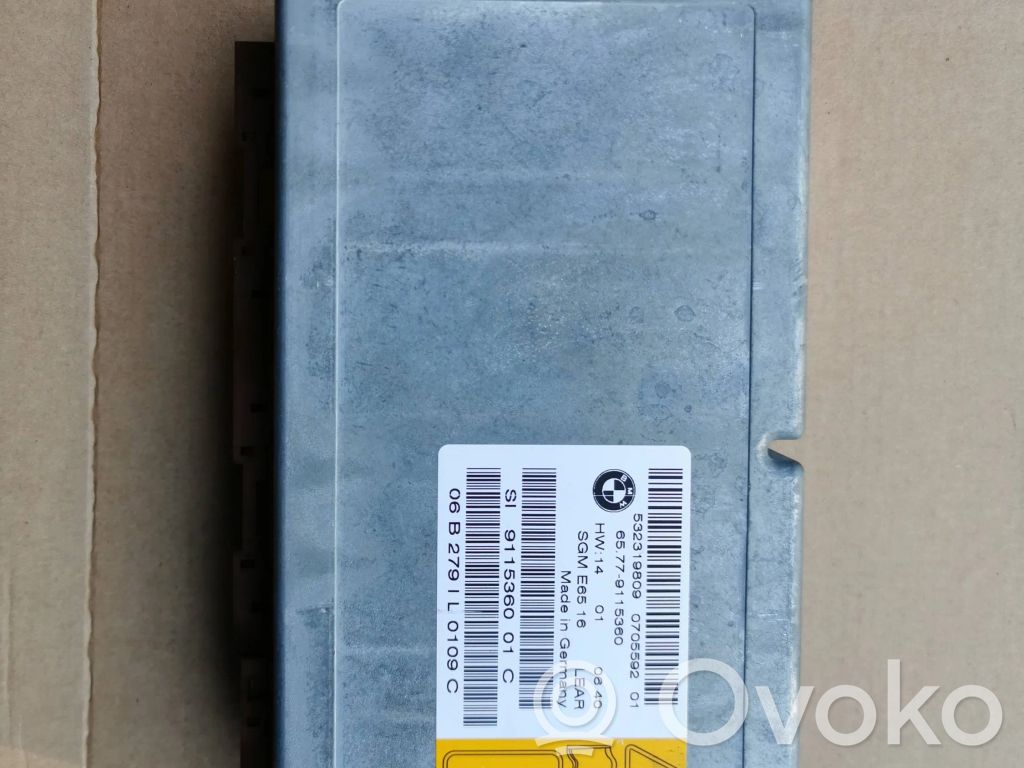 BMW 7 E65 E66 Airbag control unit/module 