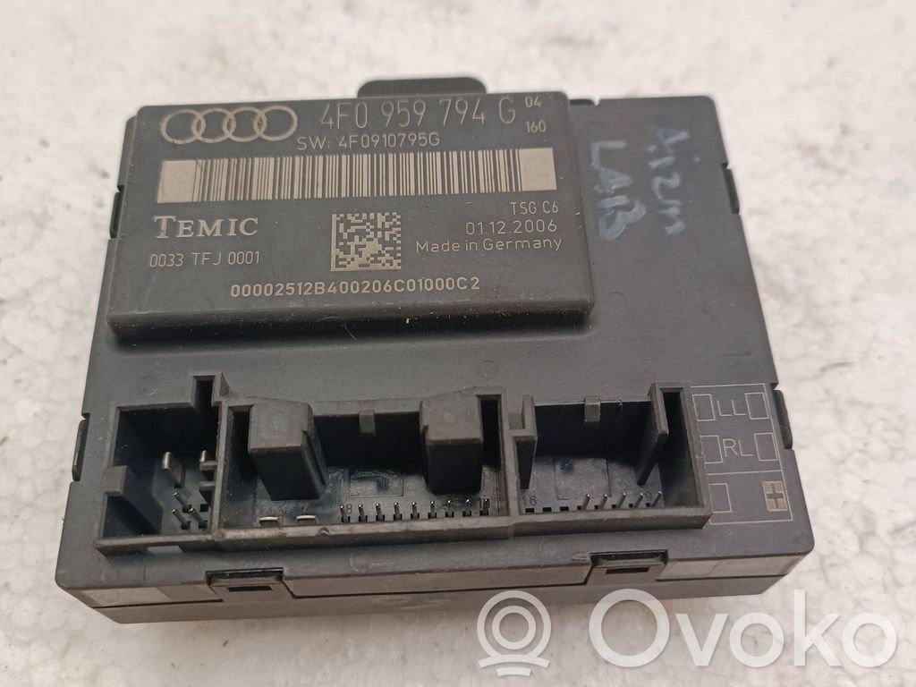 Audi A6 S6 C6 4F Door control unit/module 