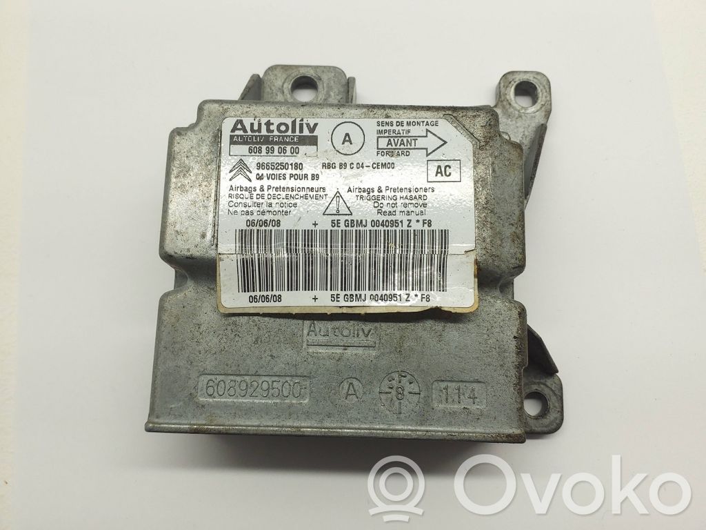 Citroen Jumpy Airbag control unit/module 