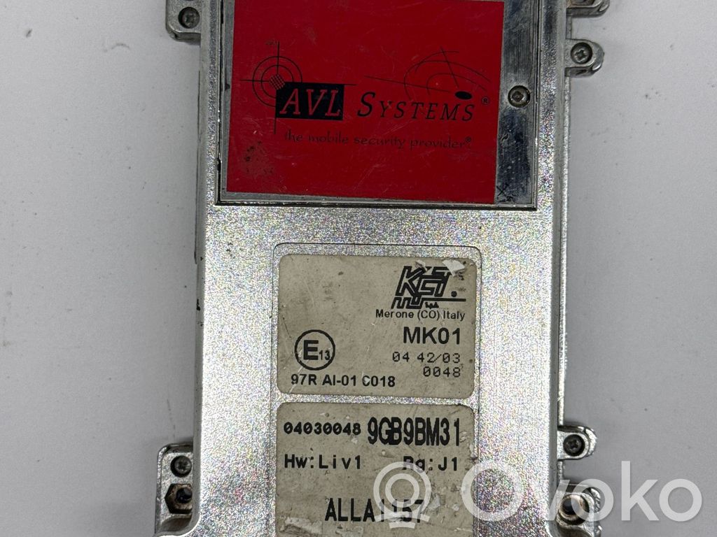 Other control units/modules   04030048,97RA101C018,9GB9BM31,ALA1157