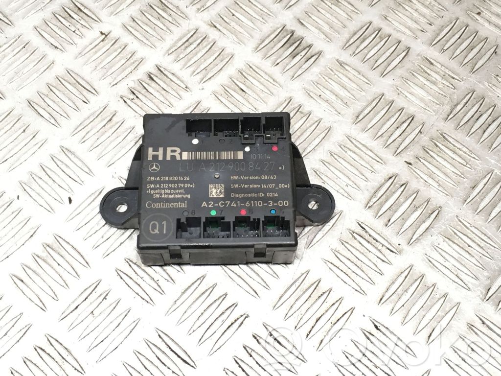 Unité de commande module de porte   A2188201626,A2129008427,A2129027909,A2C7416110300