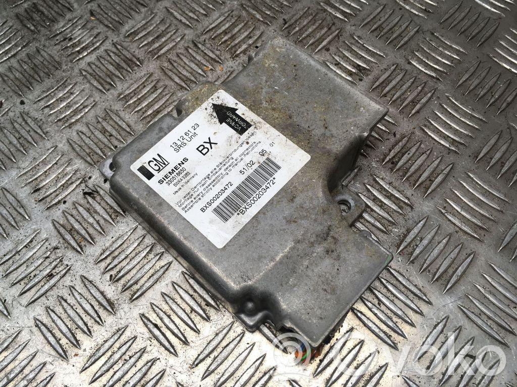 Opel Astra G Airbag control unit/module 