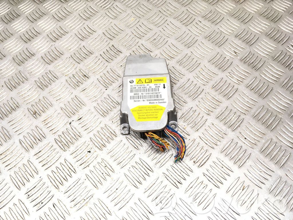 BMW 5 E60 E61 Module de contrôle airbag 
