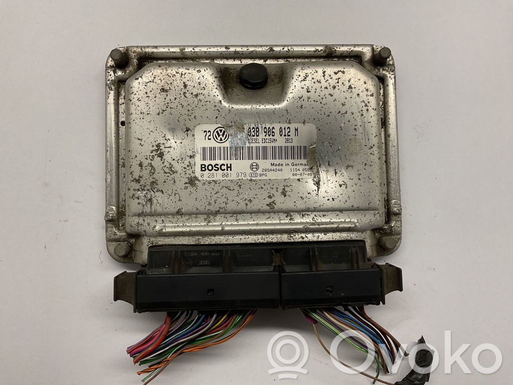 Engine control unit/module   038906012M,0281001979,28SA4240