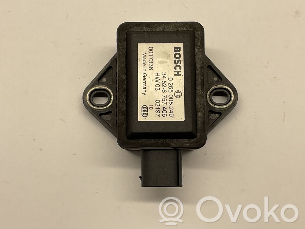 BMW 7 E65 E66 ESP (elektroniskās stabilitātes programmas) sensors (paātrinājuma sensors) 