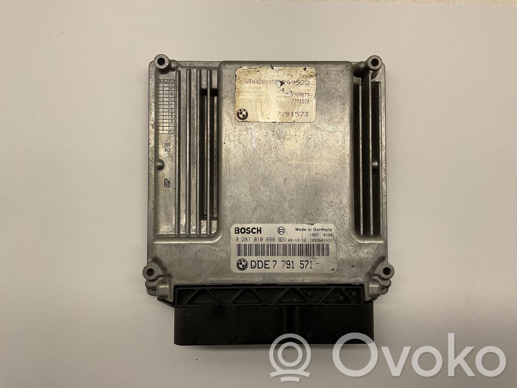 BMW 7 E65 E66 Engine control unit/module 