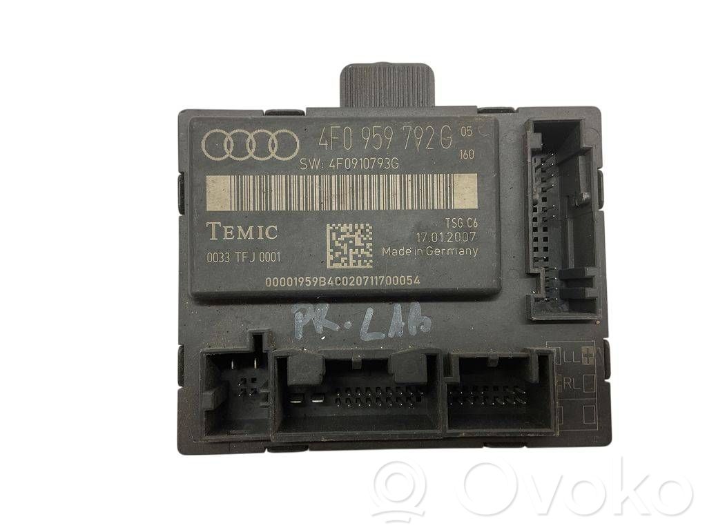 Audi A6 S6 C6 4F Door control unit/module 