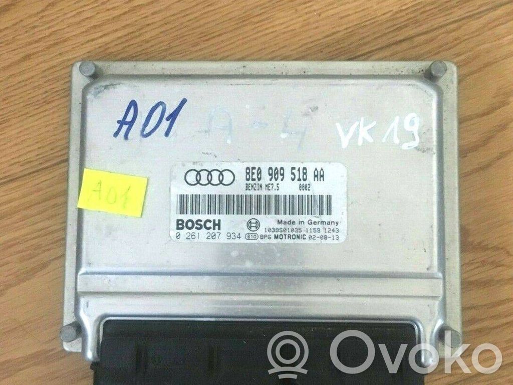 Engine control unit/module   8E0909518AA,1039S01035,0261207934