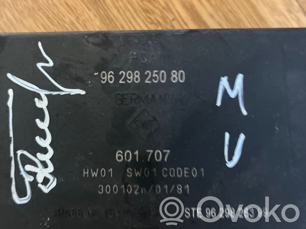 Other control units/modules   9629825080