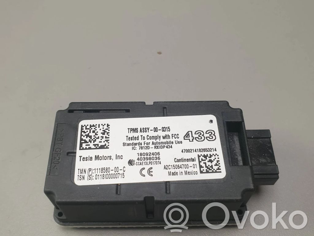 Tesla Model 3 Autres unités de commande / modules 