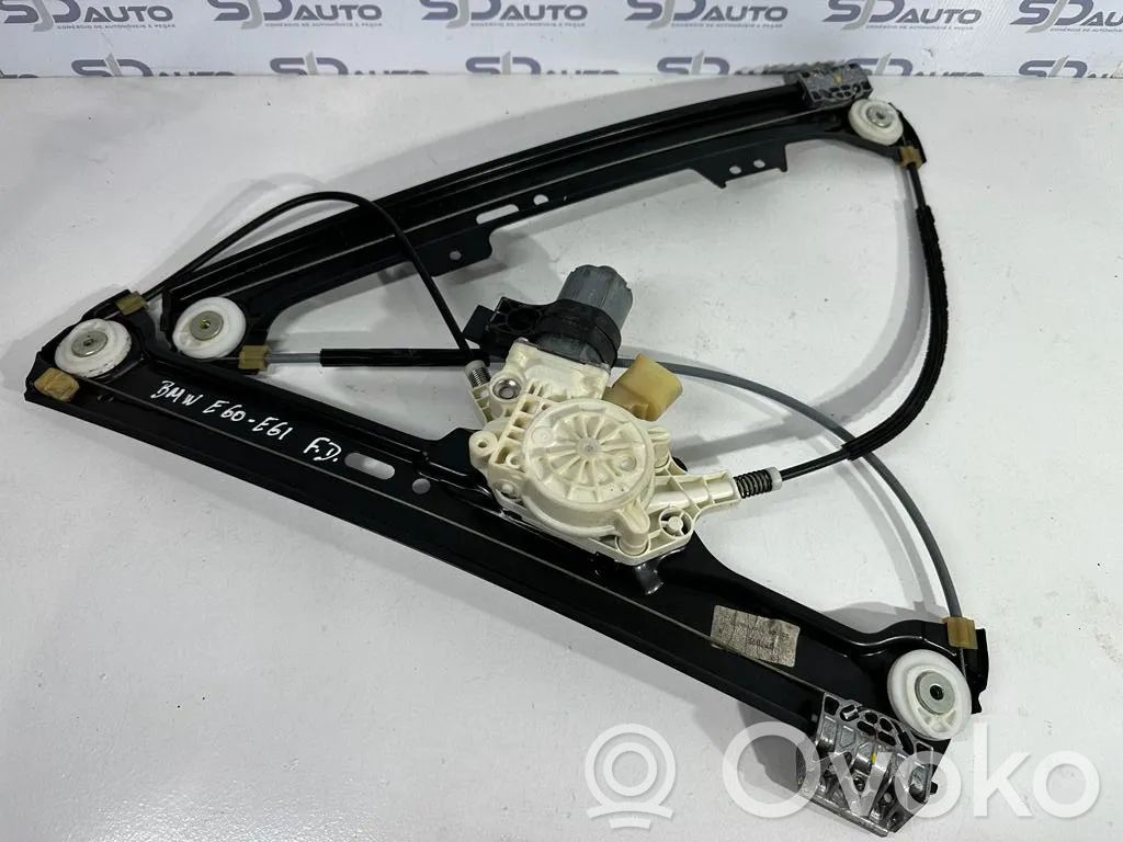 BMW 5 E60 E61 Macara geam față fără motor 