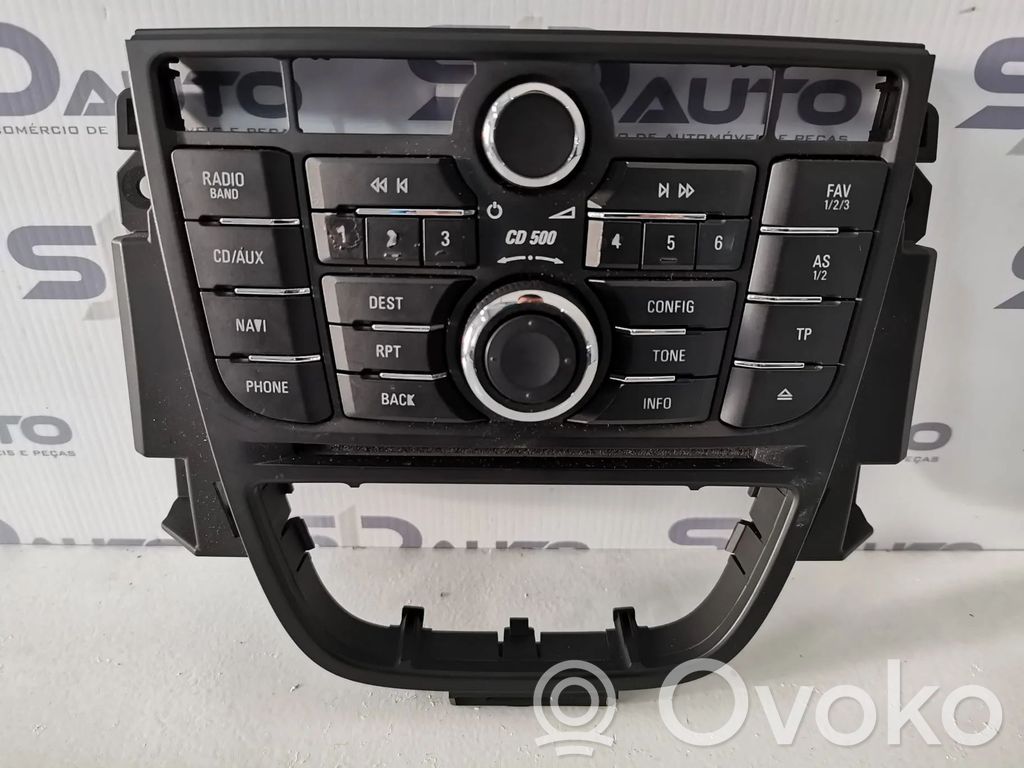 Opel Astra J Mando de control del sonido 
