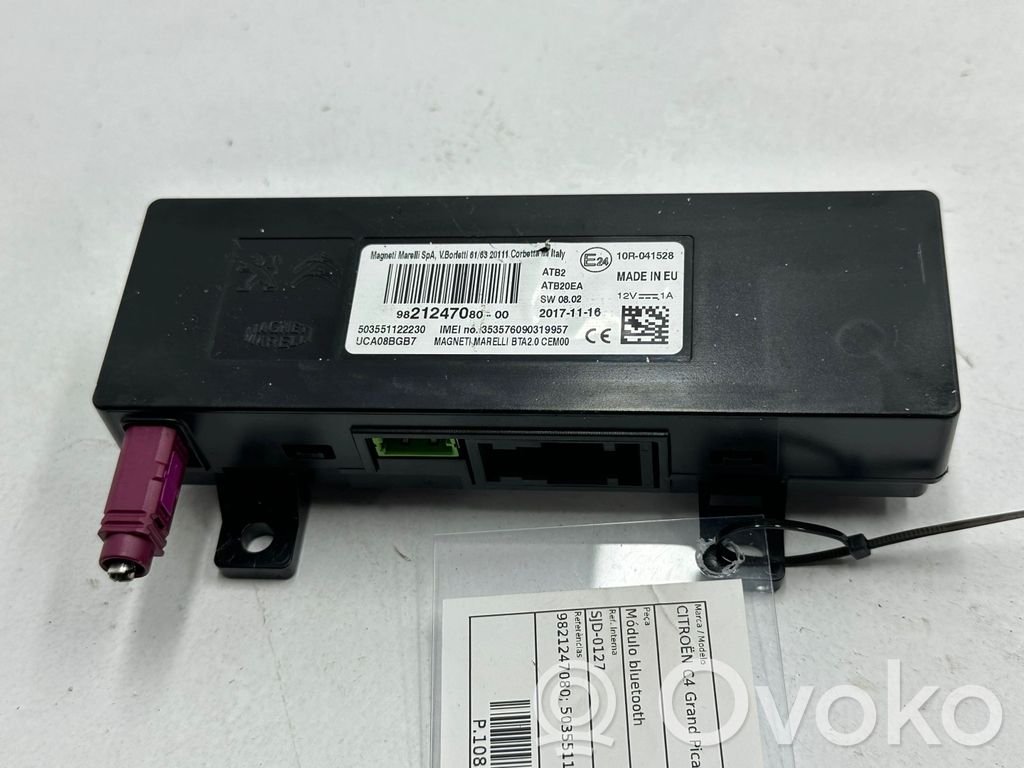 Citroen C4 Grand Picasso Bluetooth control unit module 
