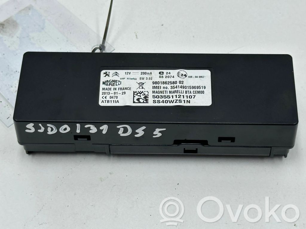 Bluetooth Modul Steuergerät   9801862580,503551121107