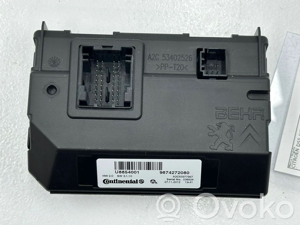 Sonstige Steuergeräte / Module   9674272080,A2C53377967