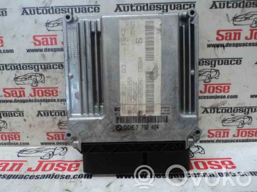 Unidad de control/módulo ECU del motor   DDE7792024