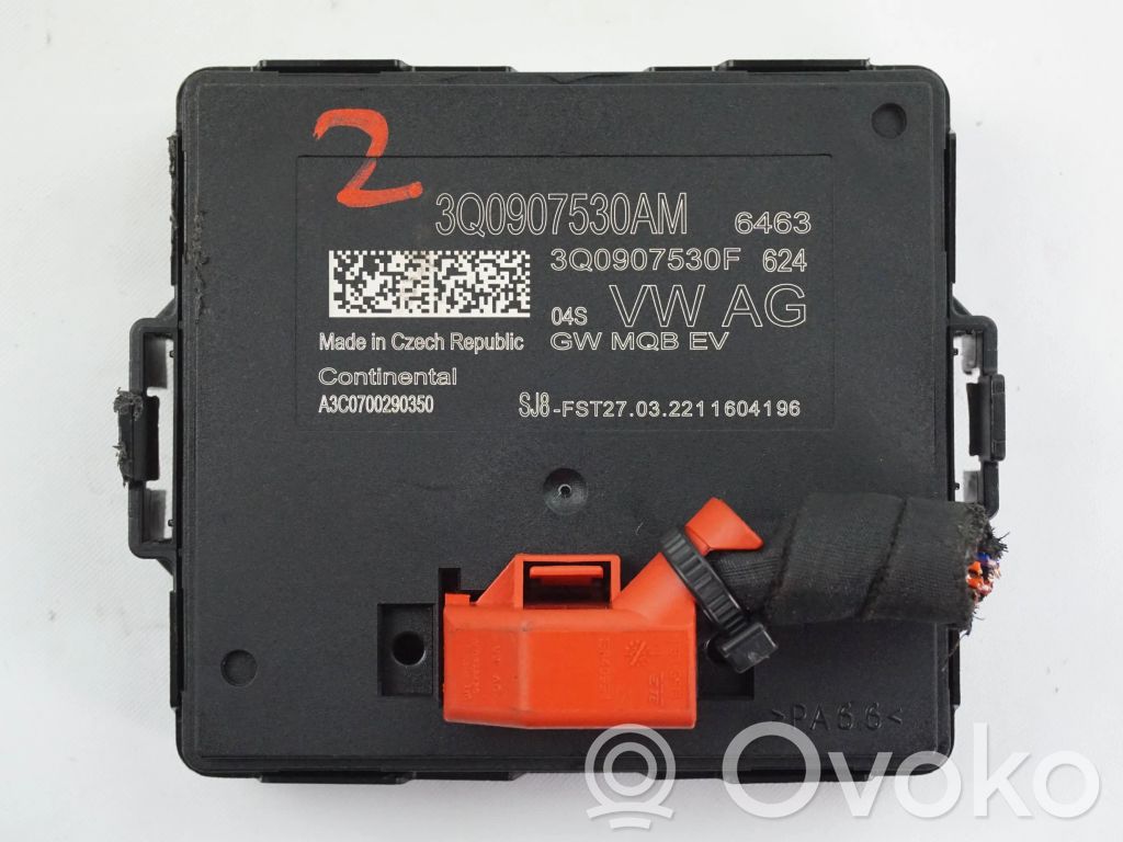 Skoda Superb B8 (3V) Módulo de control Gateway 