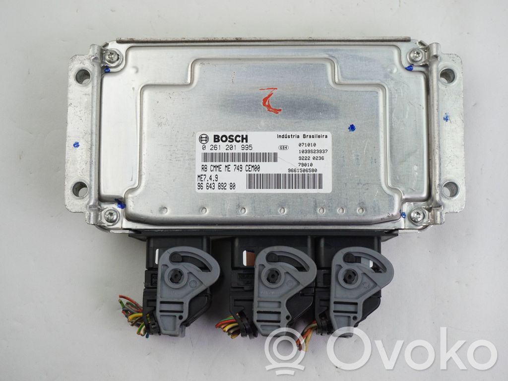 Citroen C4 I Engine control unit/module ECU 