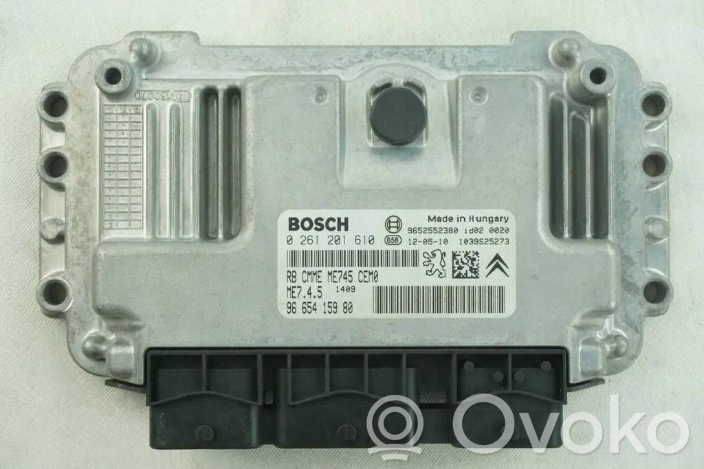 Engine control unit/module   9665415980,0261201610