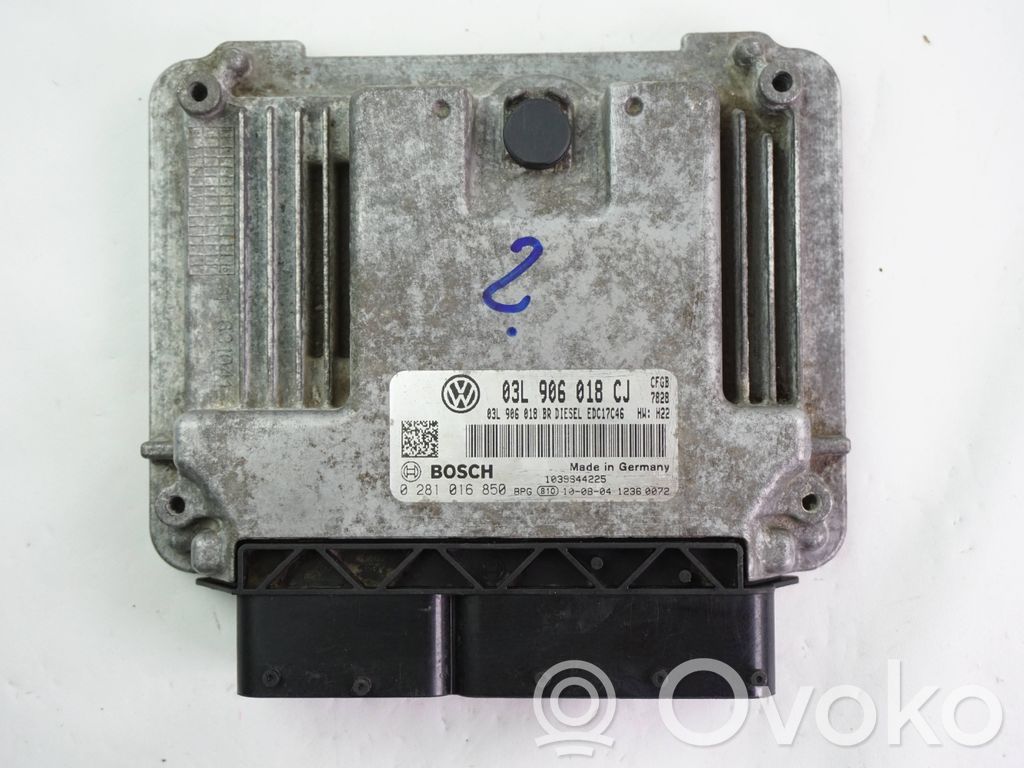 Skoda Superb B6 (3T) Engine control unit/module 
