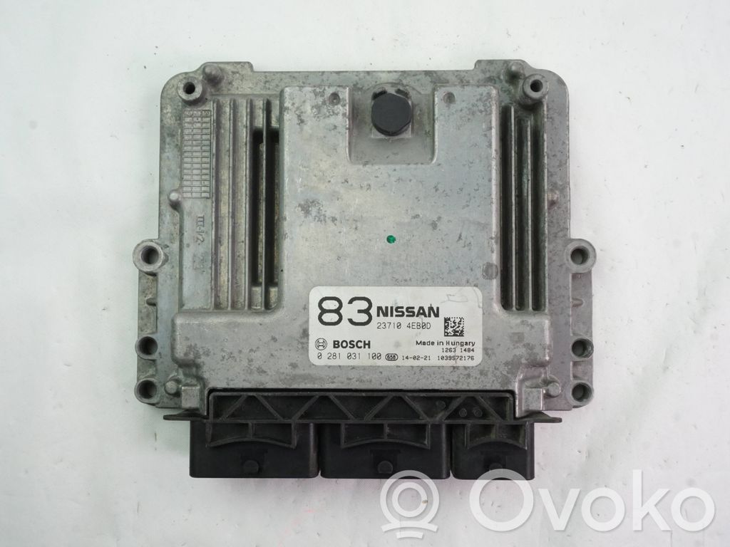 Nissan Qashqai Engine control unit/module 