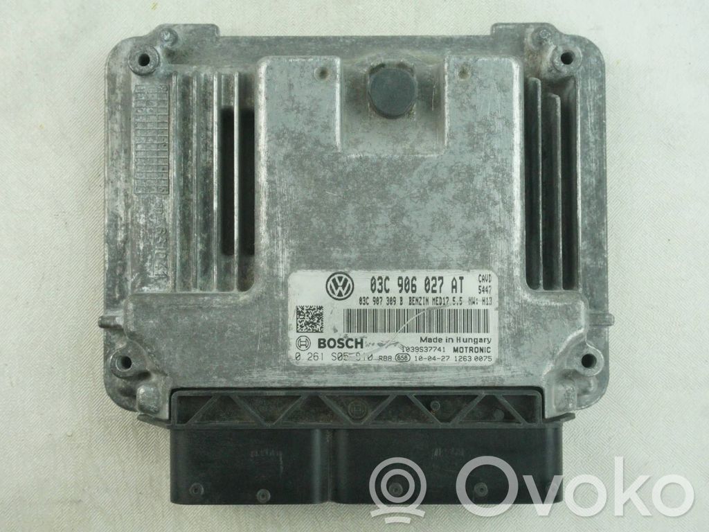 Engine control unit/module   03C906027AT,0261S05810